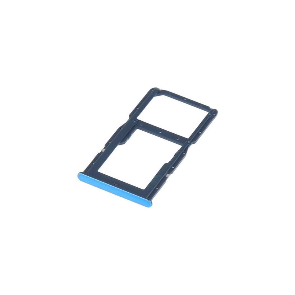 TIROIR SUPPORT CARTE DOUBLE SIM MICROSD DU HUAWEI P30 LITE BLEU