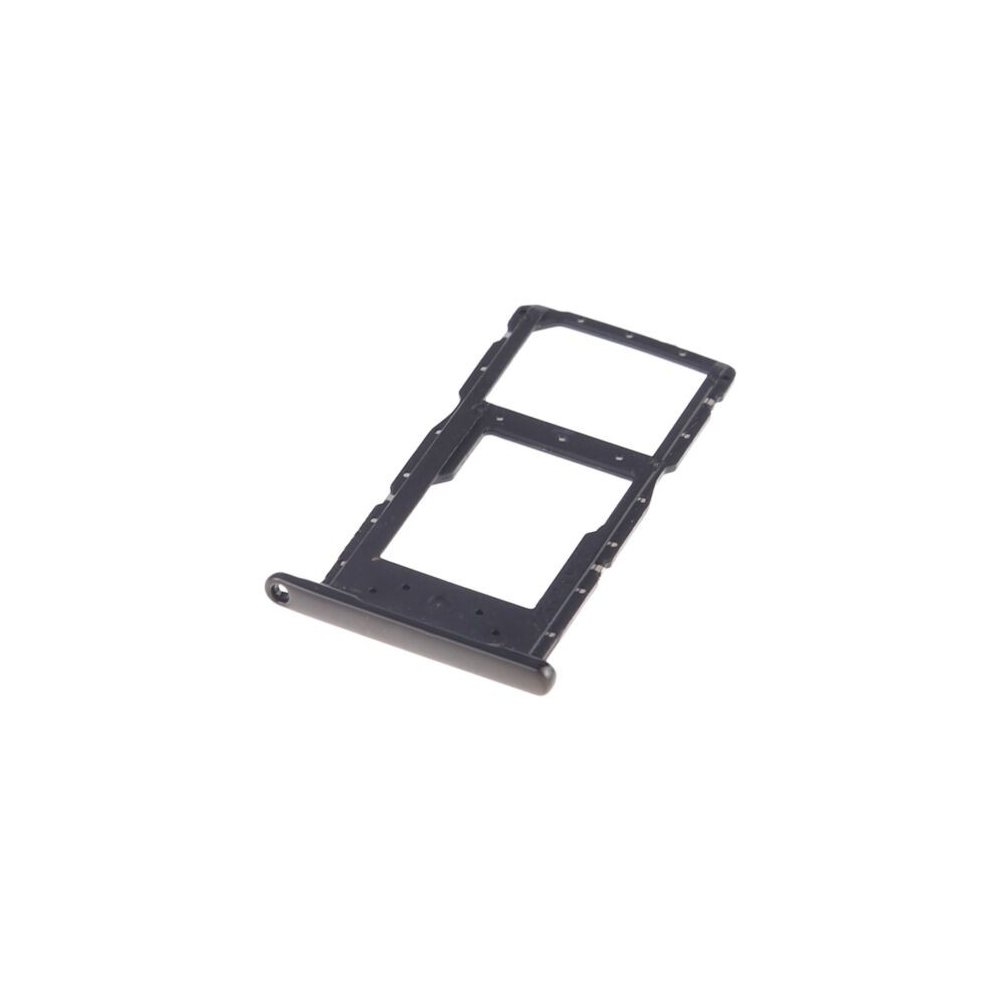 TIROIR SUPPORT CARTE DOUBLE SIM MICROSD DU HUAWEI P SMART 2019 NOIR