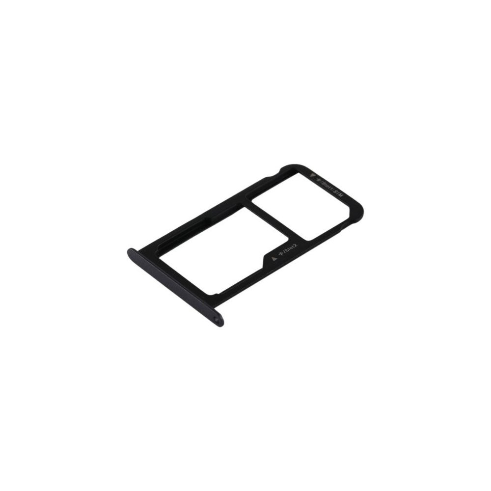 TIROIR SUPPORT CARTE DOUBLE SIM MICROSD DU HUAWEI P9 LITE NOIR