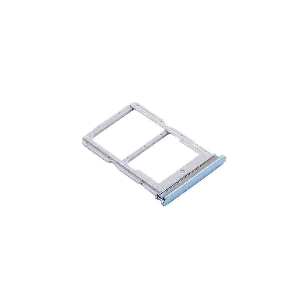 TIROIR SUPPORT CARTE DOUBLE SIM MICROSD DU HUAWEI HONOR 20 LITE BLEU CLAIR