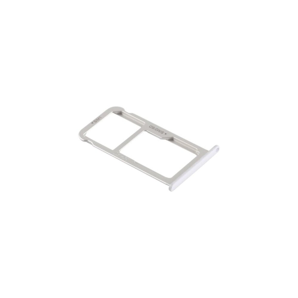 TIROIR SUPPORT CARTE DOUBLE SIM MICROSD DU HUAWEI P9 PLUS BLANC