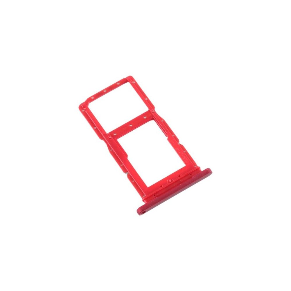 TIROIR SUPPORT CARTE DOUBLE SIM MICROSD DU HUAWEI HONOR 9X ROUGE