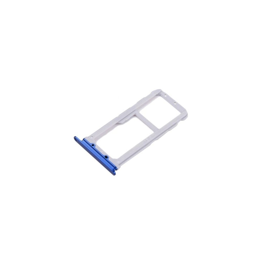 TIROIR SUPPORT CARTE DOUBLE SIM MICROSD DU HUAWEI HONOR 9 BLEU