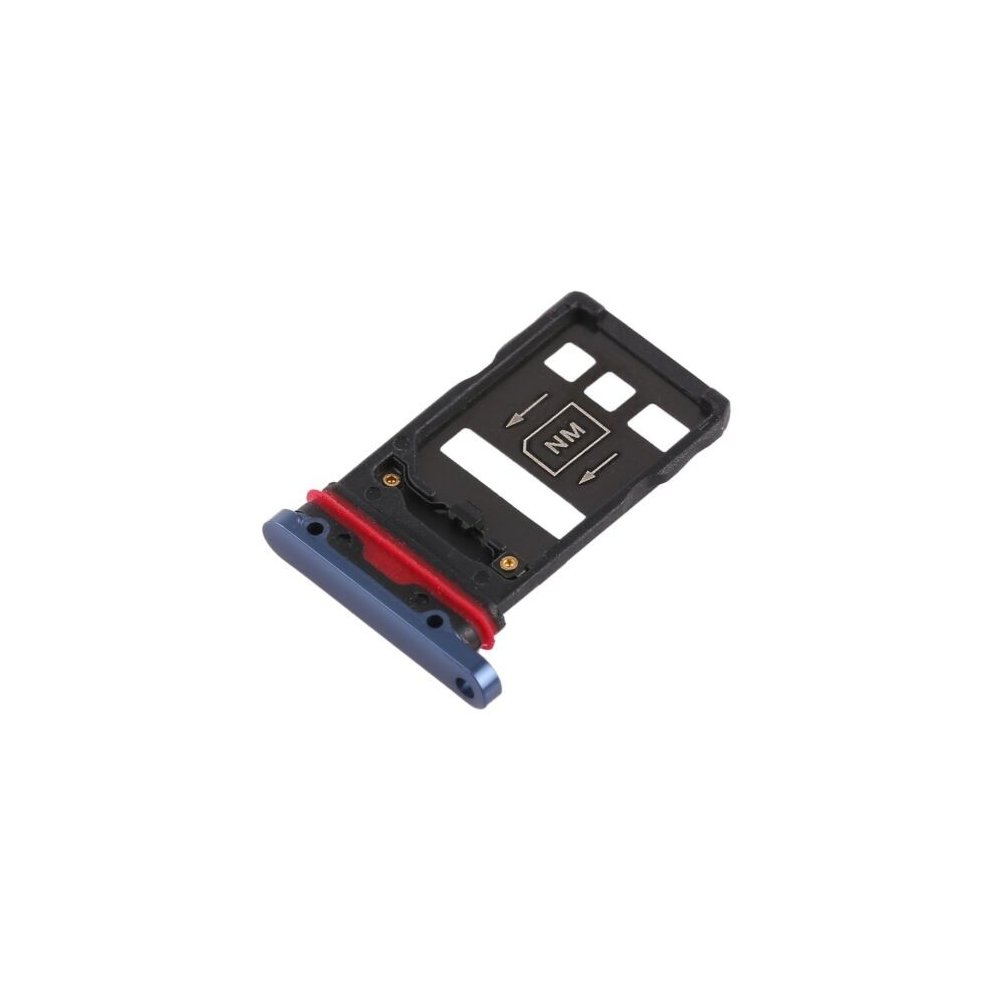TIROIR SUPPORT CARTE DOUBLE SIM MICROSD DU HUAWEI MATE 20 PRO BLEU