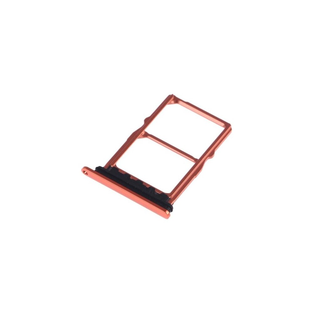 TIROIR SUPPORT CARTE DOUBLE SIM MICROSD DU HUAWEI P30 ORANGE