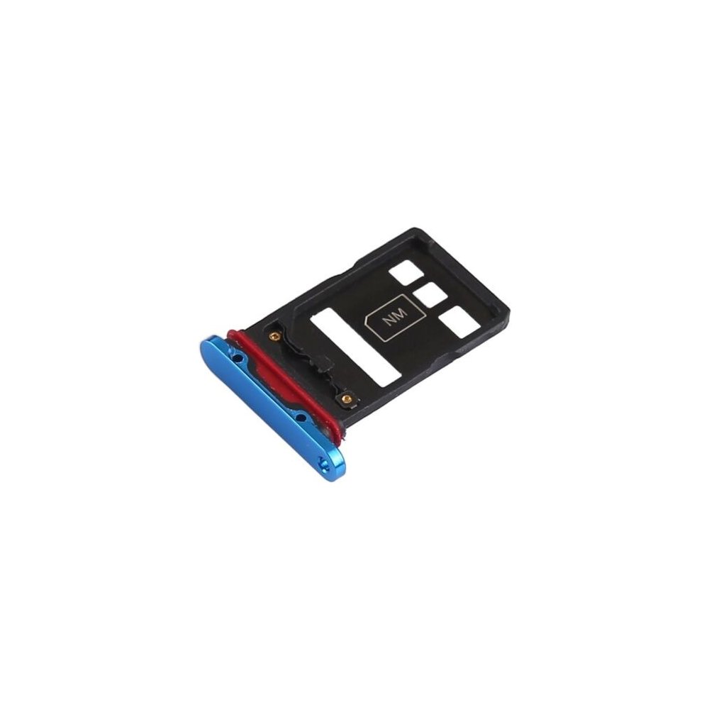 TIROIR SUPPORT CARTE DOUBLE SIM MICROSD DU HUAWEI P30 PRO BLEU