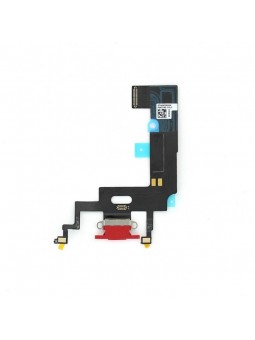 Nappe connecteur port de charge charging flex compatible iPhone Xr Rouge
