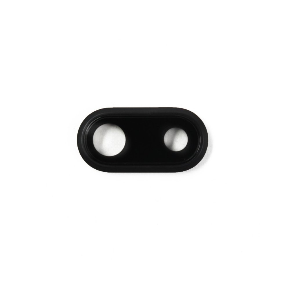 Lentille Vitre Cache caméra arrière compatible iPhone 8 Plus Noir