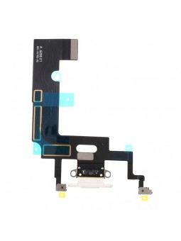 Nappe connecteur port de charge charging flex compatible iPhone Xr Blanc