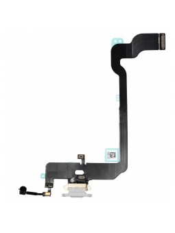 Nappe connecteur port de charge charging flex compatible iPhone Xs Argent
