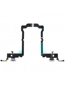 Nappe connecteur port de charge charging flex compatible iPhone Xs Max Argent