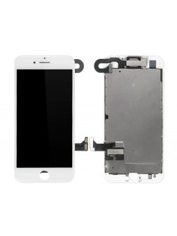 BLOC LCD POUR IPHONE 8 BLANC ASSEMBLÉ VITRE TACTILE + ECRAN LCD SANS OUTILS