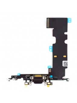 Nappe dock flex connecteur de charge noir micro antenne compatible iPhone 8 Plus