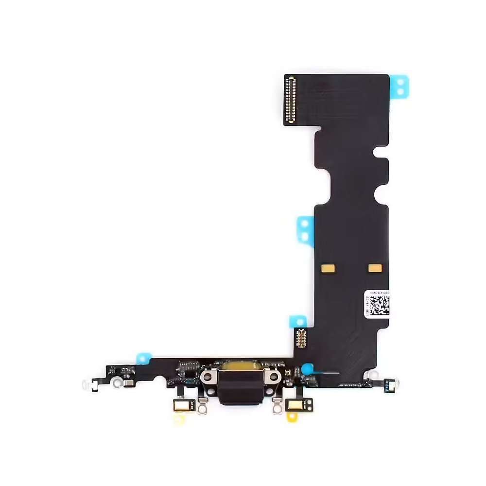 Nappe dock flex connecteur de charge noir micro antenne compatible iPhone 8 Plus