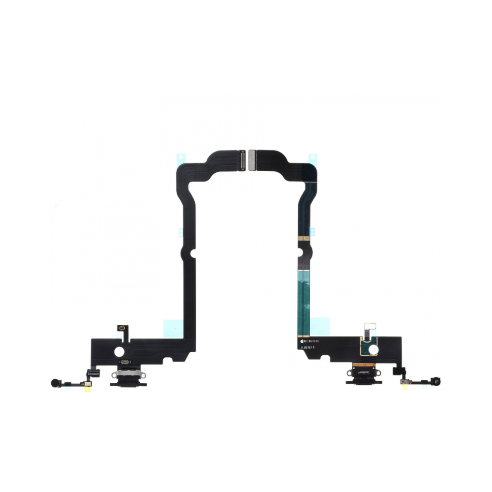 Nappe connecteur port de charge charging flex compatible iPhone Xs Max Noir