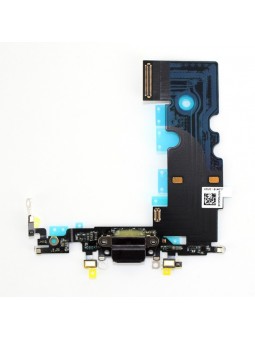 Nappe dock flex connecteur de charge noir micro antenne compatible iPhone 8