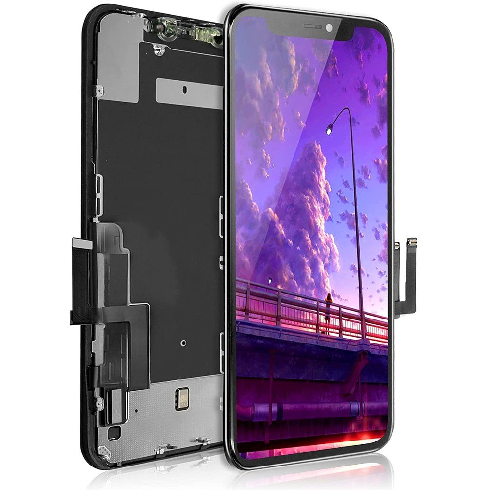 ECRAN LCD POUR IPHONE 11 INCELL VITRE TACTILE SUR CHASSIS NOIR SANS OUTILS