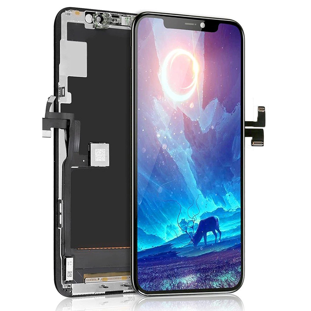 ECRAN LCD POUR IPHONE 11 PRO NOIR INCELL VITRE TACTILE SUR CHASSIS SANS OUTILS
