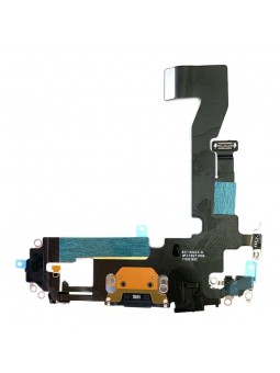 Nappe connecteur port de charge charging flex compatible iPhone 12 Noir