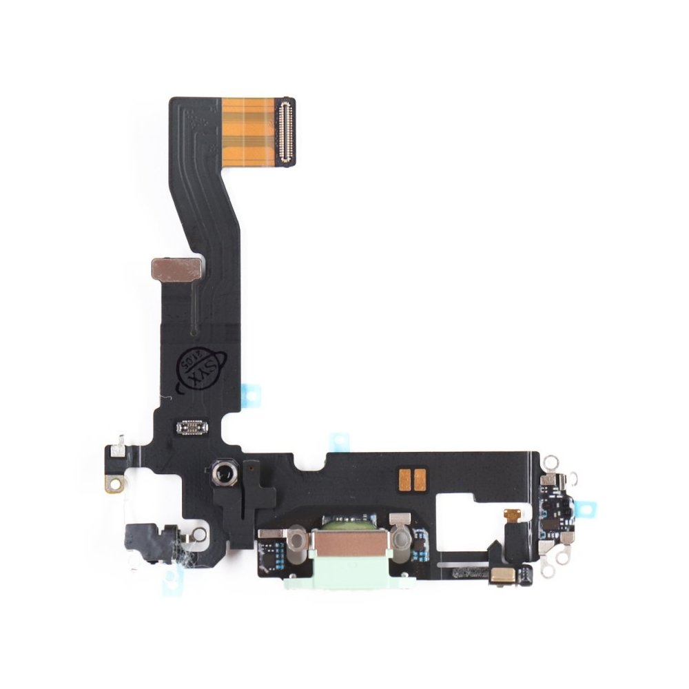 Nappe connecteur port de charge charging flex compatible iPhone 12 Vert