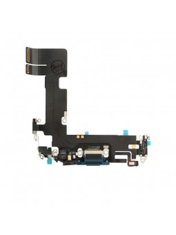 Nappe connecteur port de charge charging flex compatible iPhone 13 Bleu