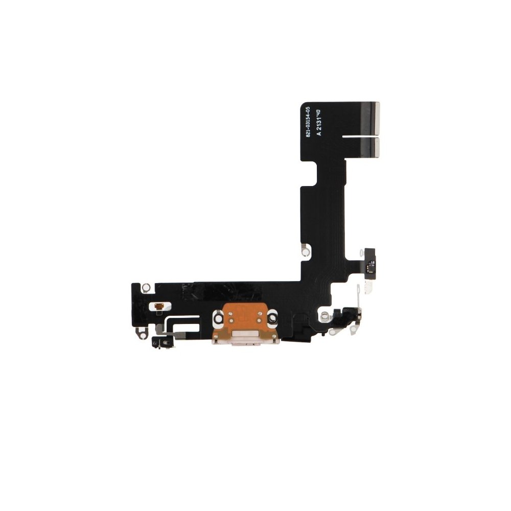 Nappe connecteur port de charge charging flex compatible iPhone 13 Rose
