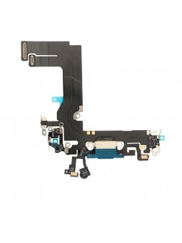 Nappe connecteur port de charge charging flex compatible iPhone 13 Mini Bleu