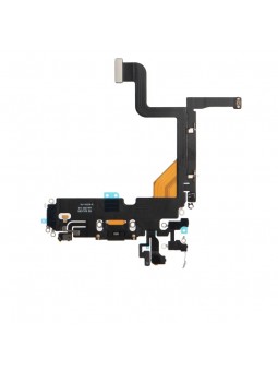 Nappe connecteur port de charge charging flex compatible iPhone 13 Pro Noir