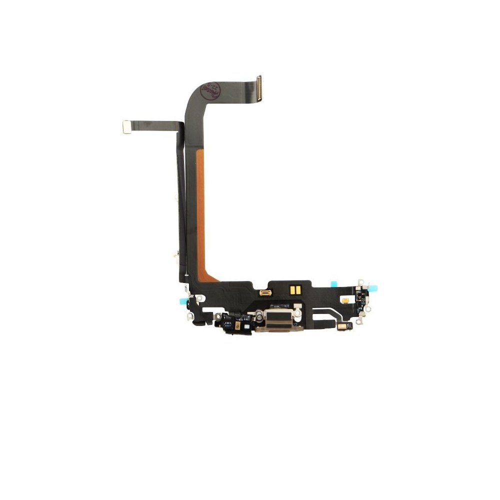 Nappe connecteur port de charge charging flex compatible iPhone 13 Pro Max Or