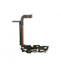 Nappe connecteur port de charge charging flex compatible iPhone 13 Pro Max Argent
