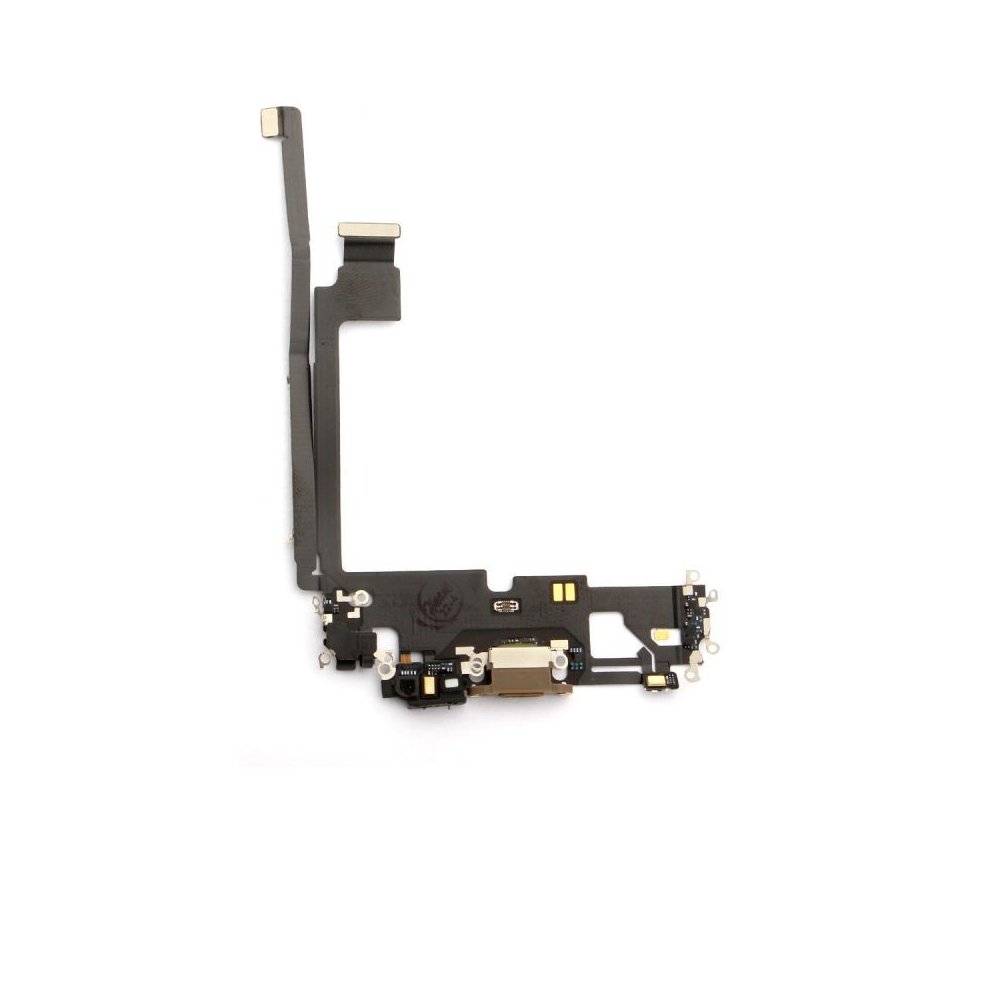 Nappe connecteur port de charge charging flex compatible iPhone 12 Pro Max Or