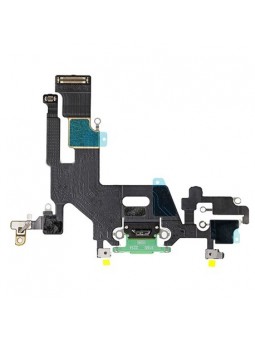 Nappe connecteur port de charge charging flex compatible iPhone 11 Vert