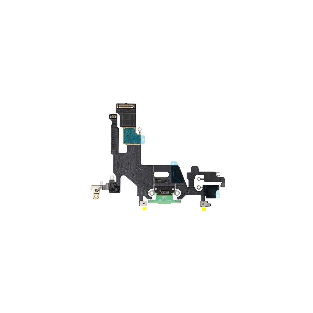 Nappe connecteur port de charge charging flex compatible iPhone 11 Vert