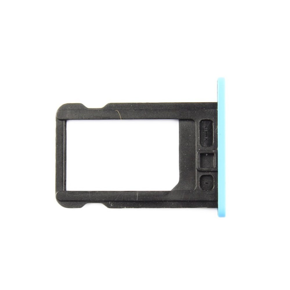Tiroir Carte Sim compatible iPhone 5C Bleu