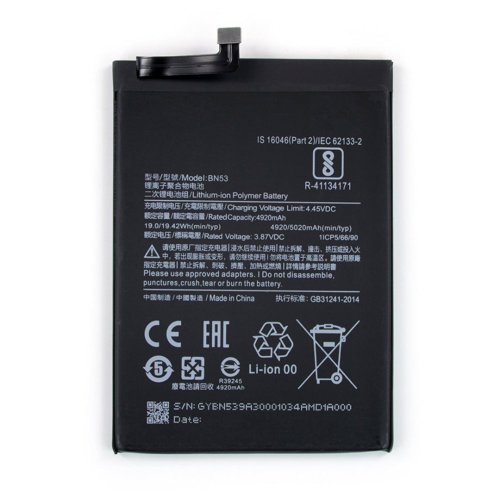 Batterie Compatible Pour Xiaomi Redmi Note 9 Pro (BN53)