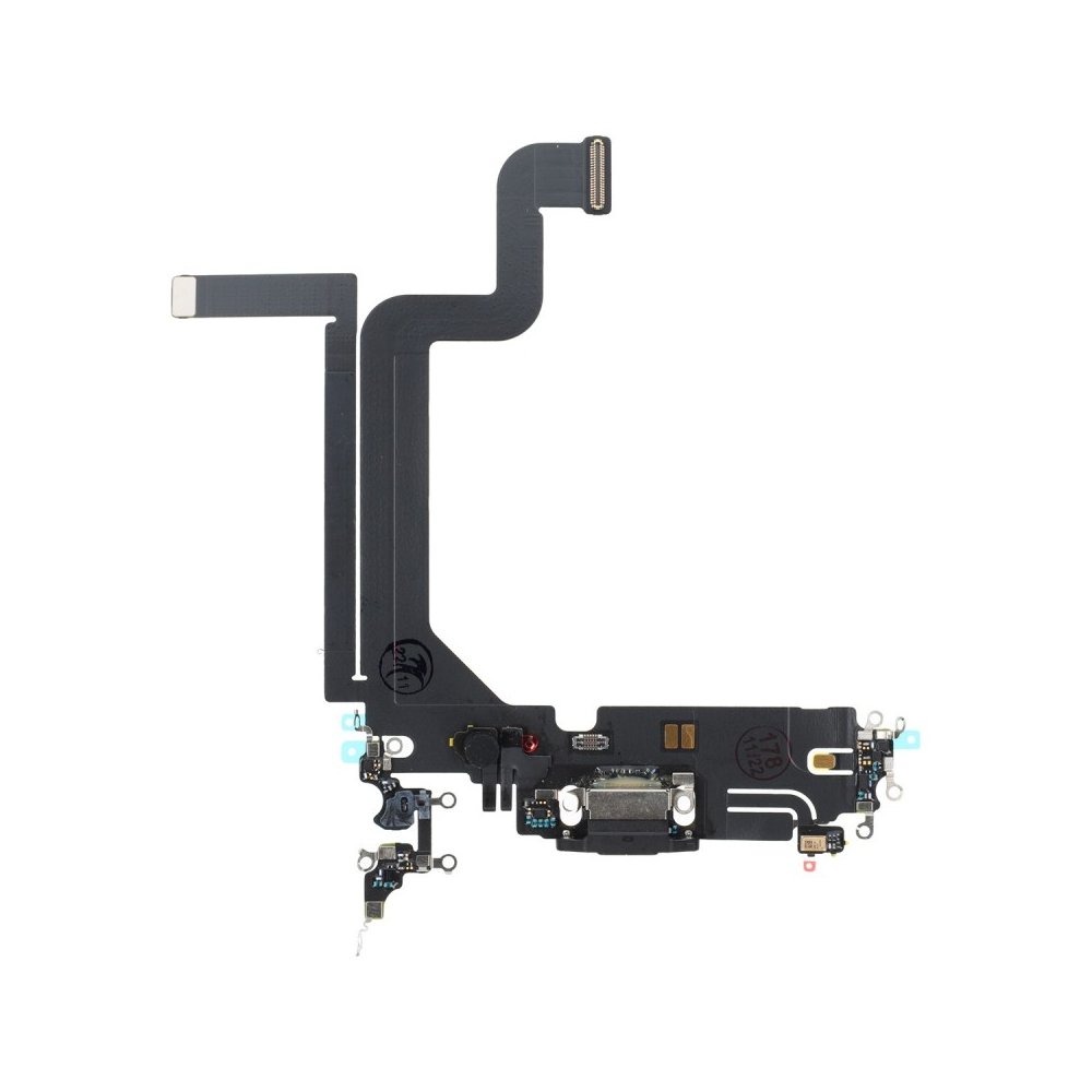 Connecteur de charge compatible avec iPhone 14 Pro Max noir