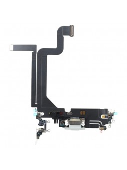 Connecteur de charge compatible avec iPhone 14 Pro Max argent