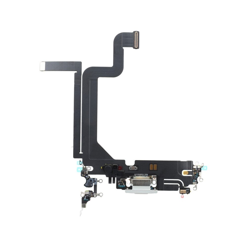 Connecteur de charge compatible avec iPhone 14 Pro Max argent