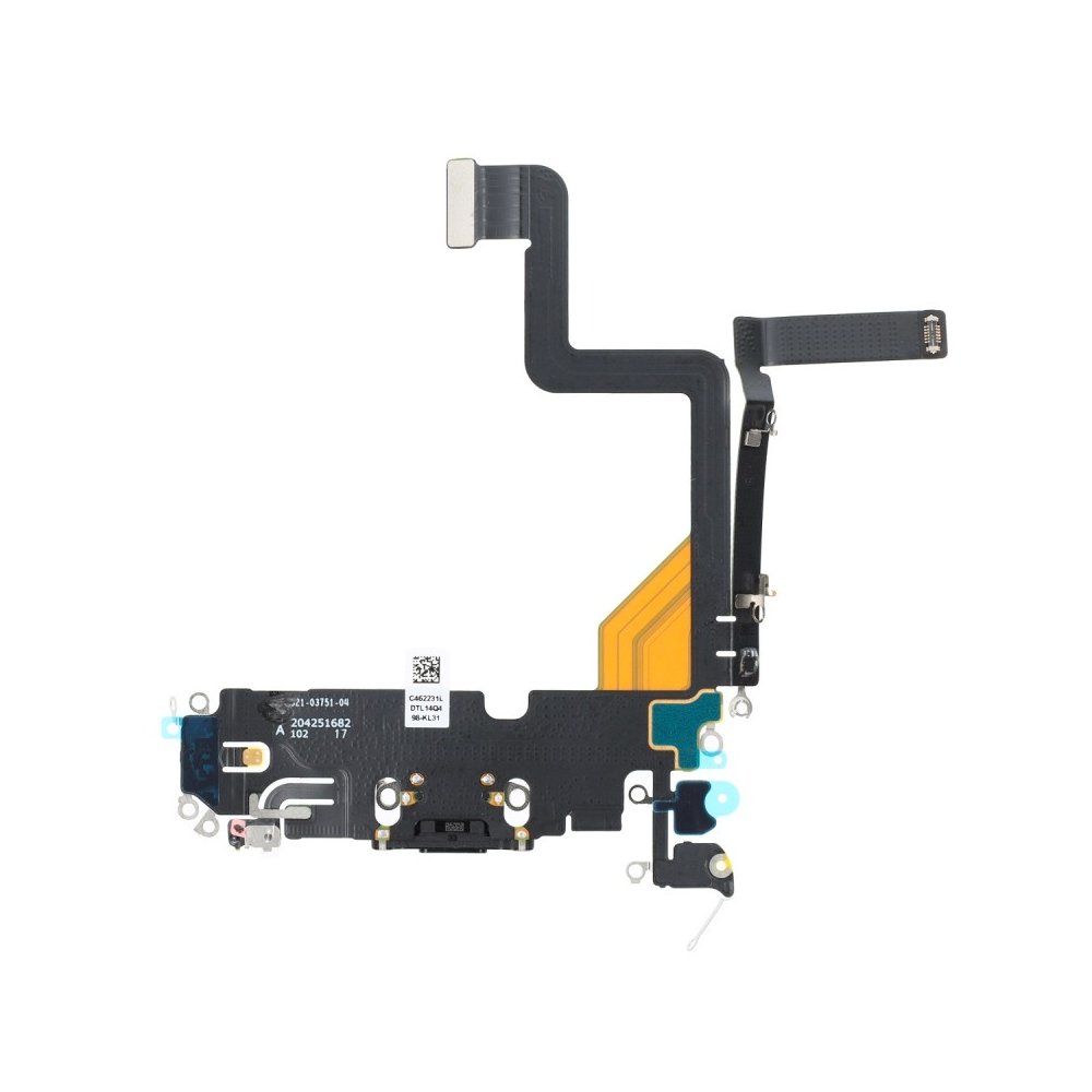 Connecteur de charge compatible avec iPhone 14 Pro noir