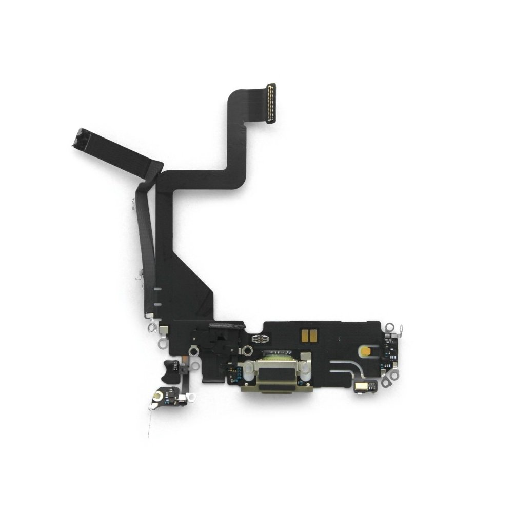 Connecteur de charge compatible avec iPhone 14 Pro gold