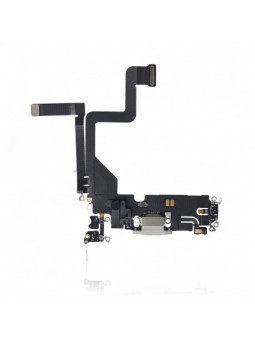Connecteur de charge compatible avec iPhone 14 Pro argent