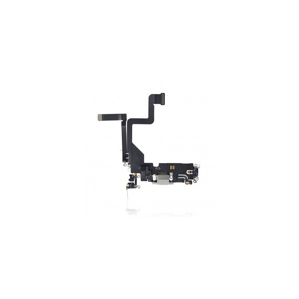 Connecteur de charge compatible avec iPhone 14 Pro argent