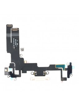 Connecteur de charge compatible avec iPhone 14 blanc