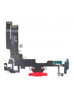 Connecteur de charge compatible avec iPhone 14 rouge