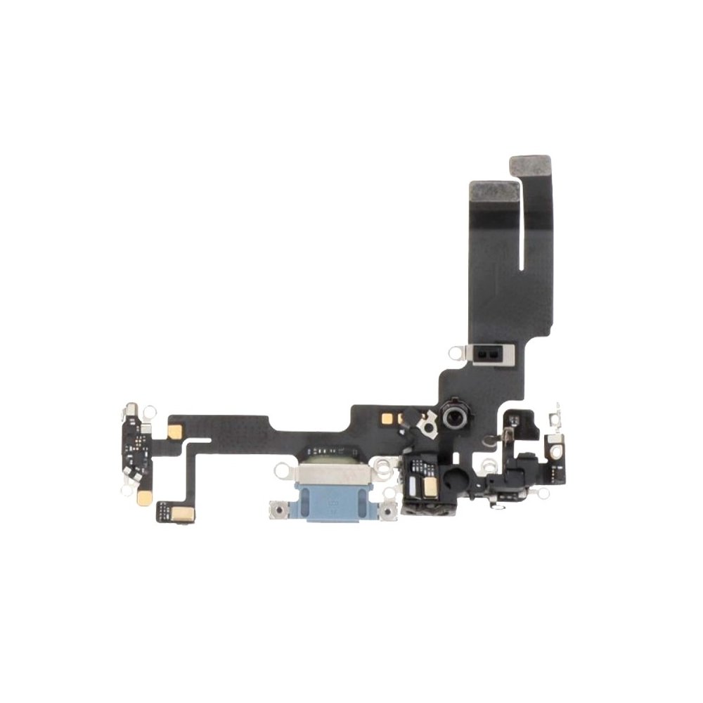 Connecteur de charge compatible avec iPhone 14 bleu