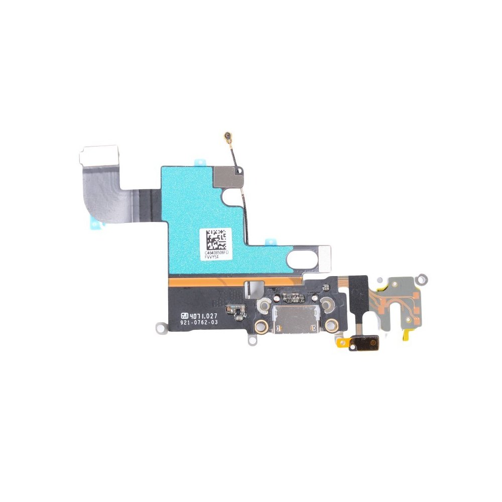 NAPPE JACK ECOUTEUR + CONNECTEUR DE CHARGE IPHONE 6 BLANC