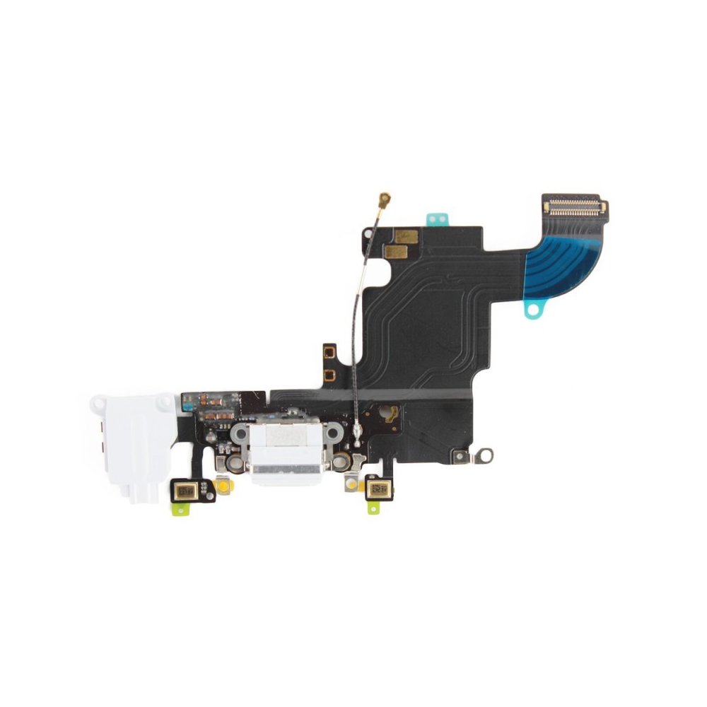 Nappe jack écouteur + connecteur de charge iPhone 6s Blanc