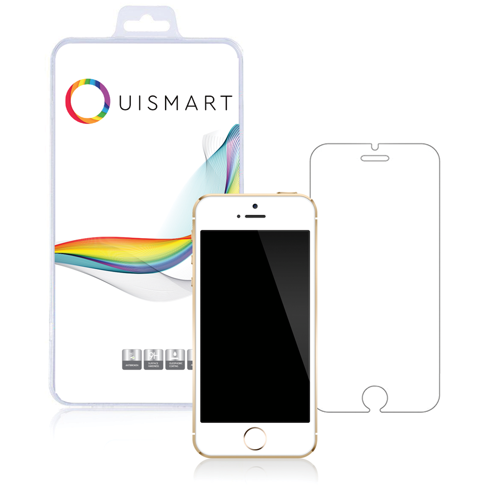 OuiSmart® Verre Trempé compatible iPhone 5S avec blister
