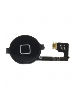 Nappe bouton Home Complet Noir compatible iPhone 4