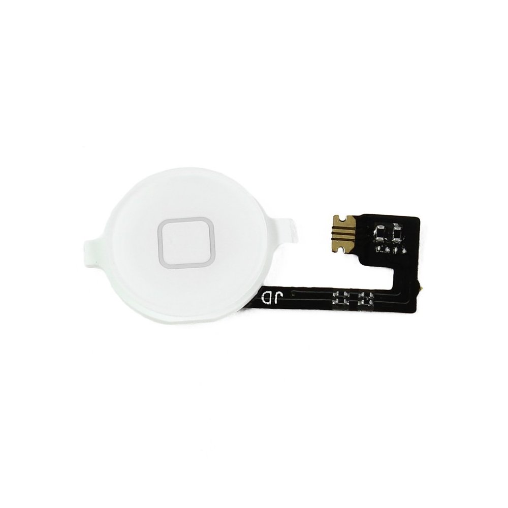 Nappe bouton Home Complet Blanc compatible iPhone 4